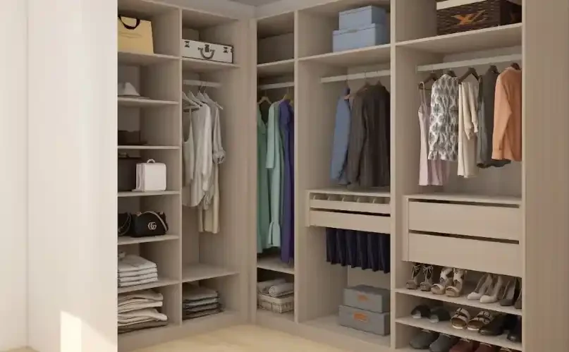 دريسنج روم خلف السرير 