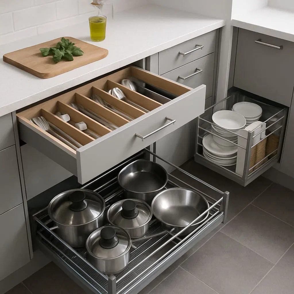 اكسسوارات المطبخ الالوميتال